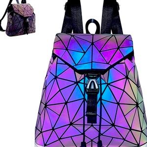 ❌SOLD❌Geometric Luminous Womens Backpack